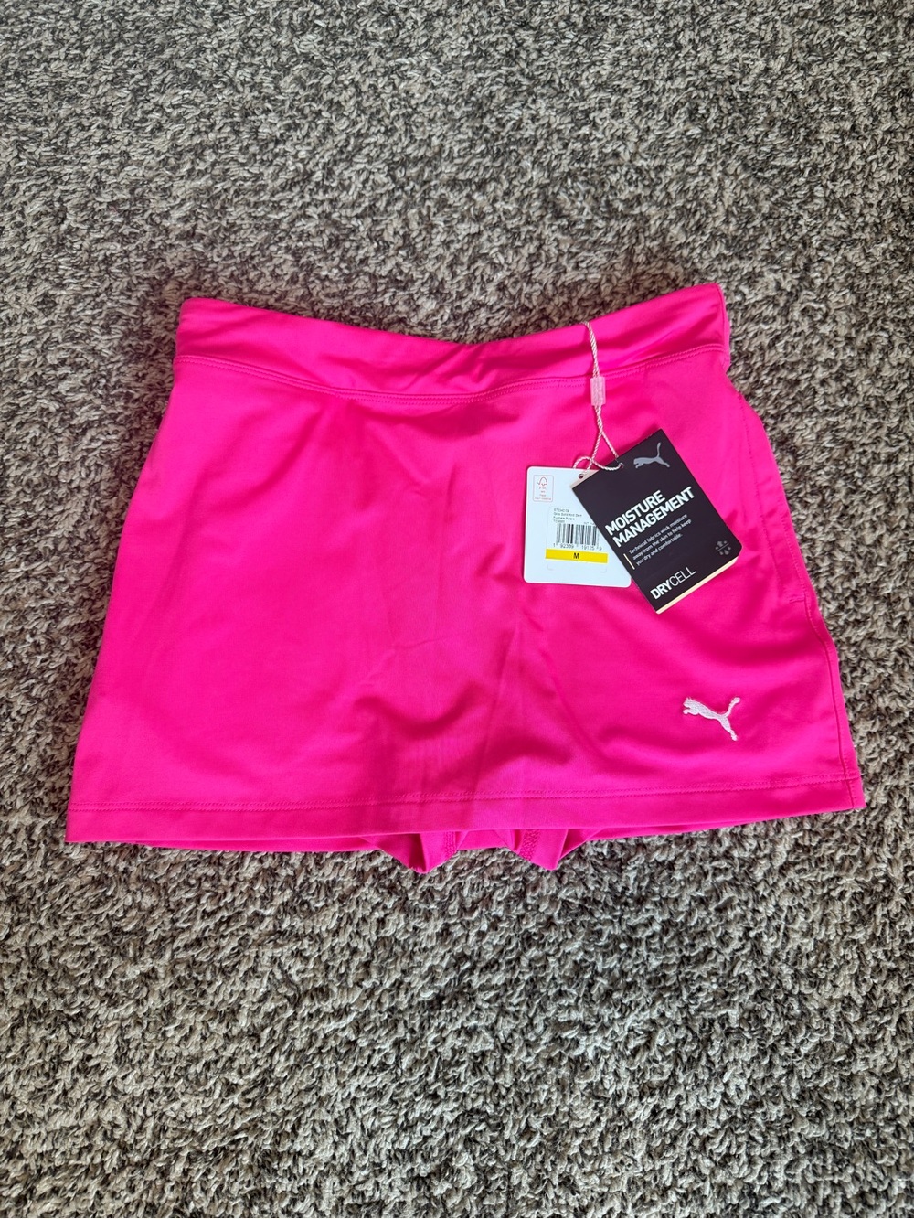 PUMA Hot Pink DryCELL Athletic Skort